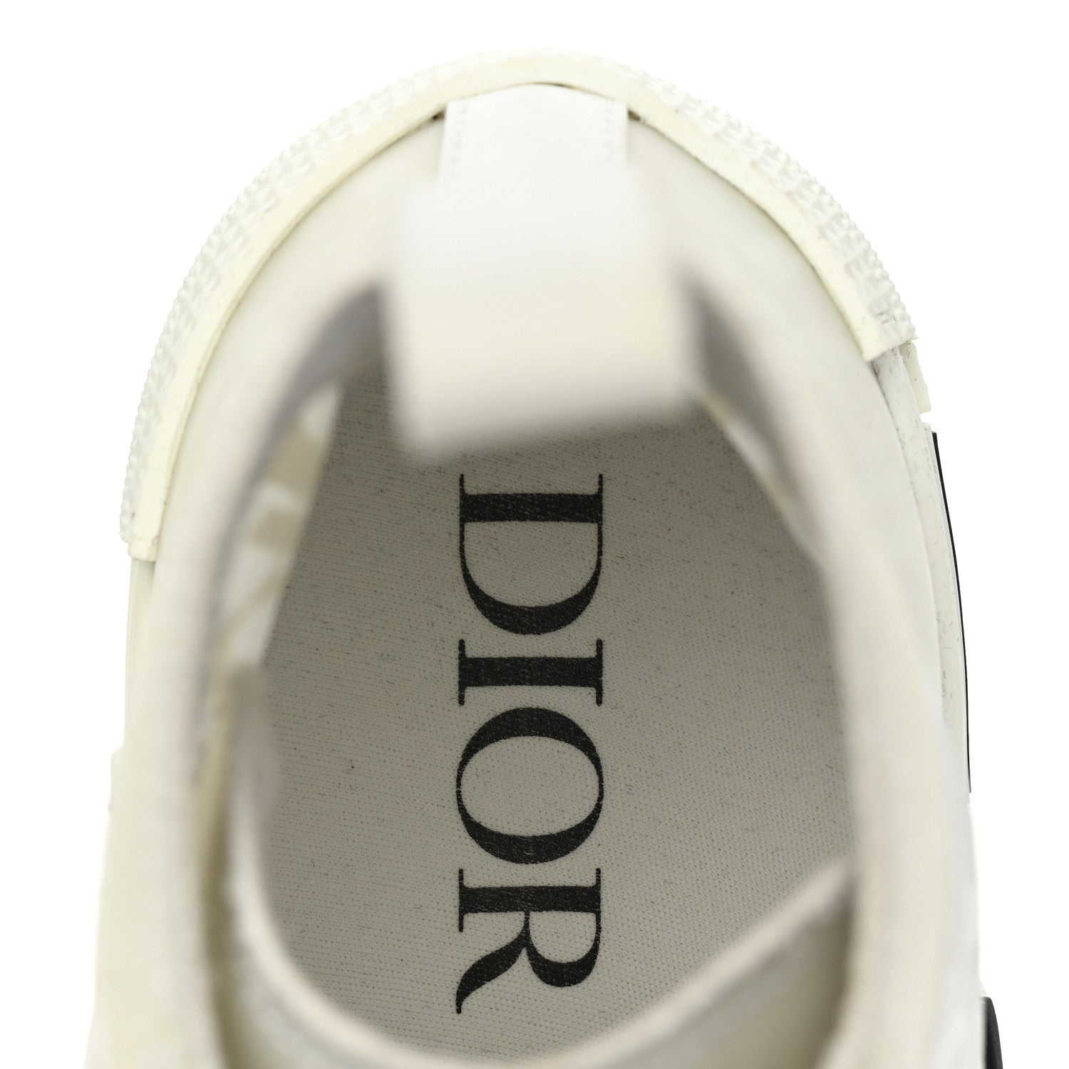 Christian Dior Technical Canvas Oblique Mens B23 High Top Sneakers 37 White 7 of 9