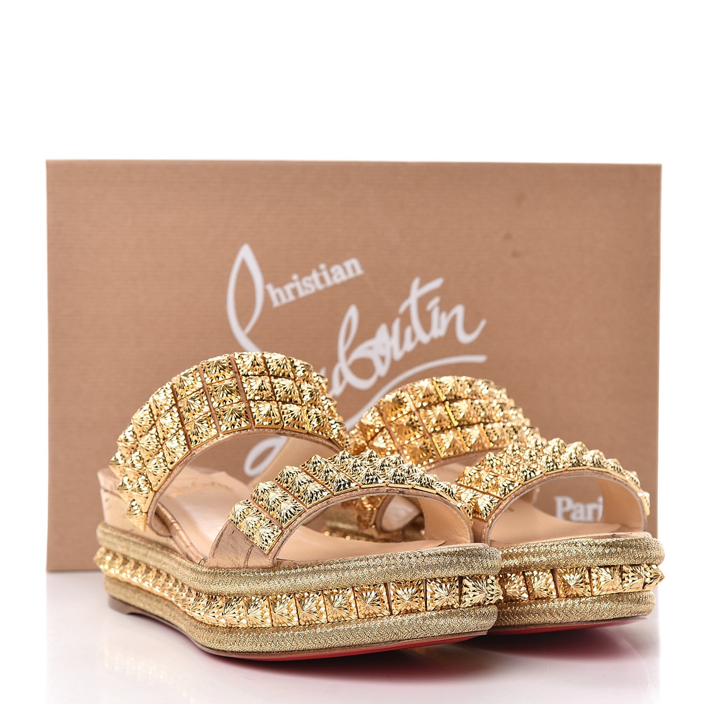 Liege Pepite 60 Platform Sandals 36 Version Gold