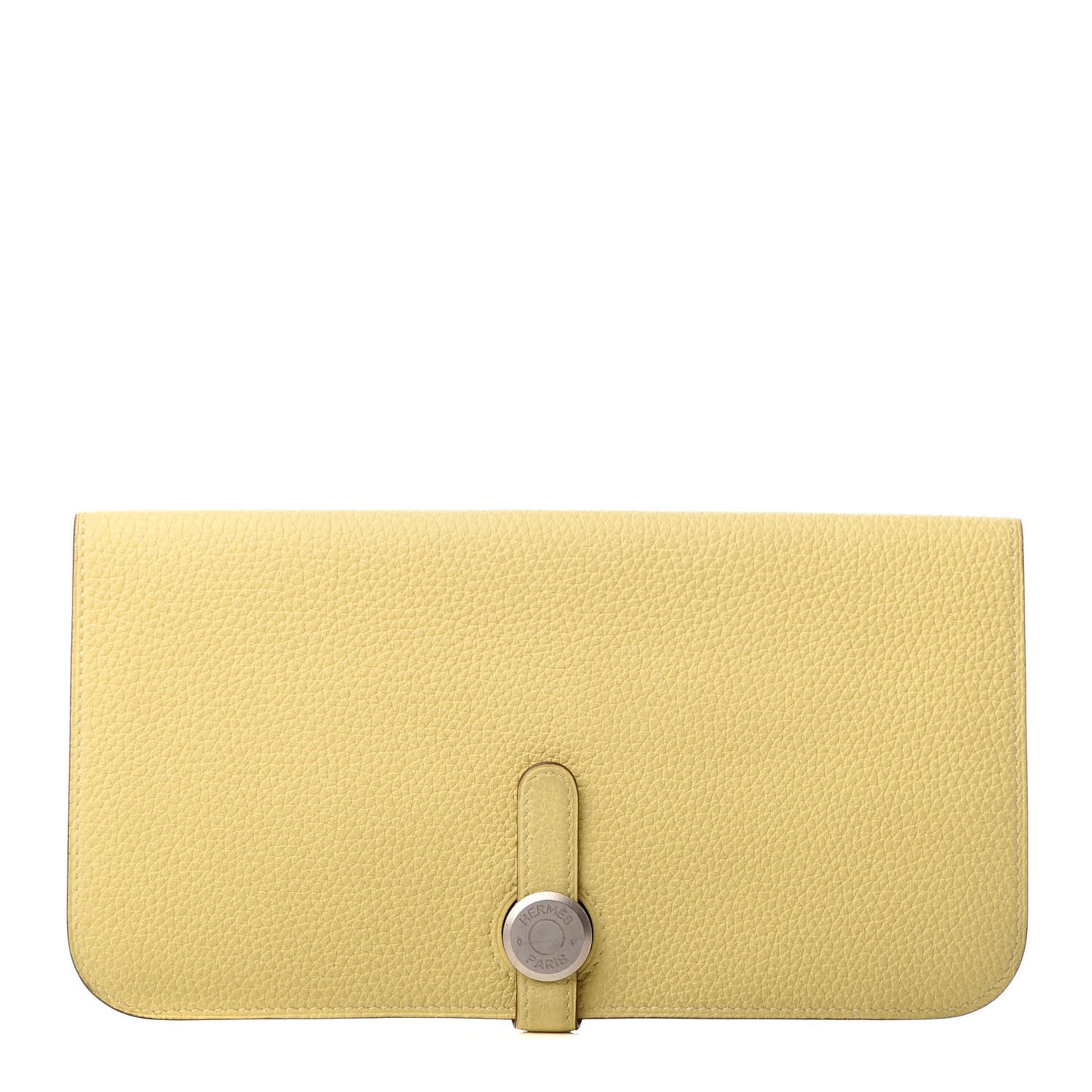 Togo Dogon Recto Verso Wallet Jaune Poussin