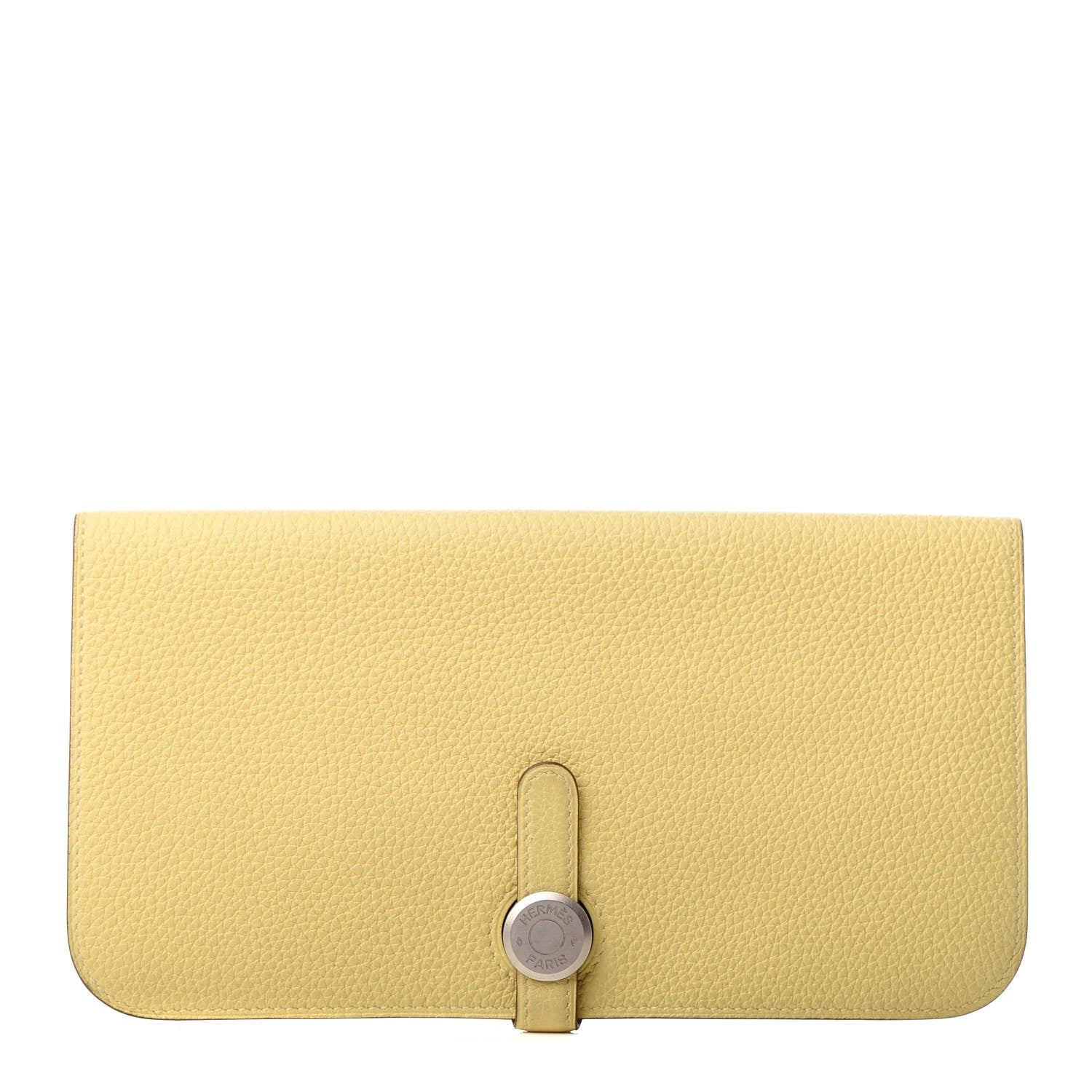 Hermes Togo Dogon Recto Verso Wallet Jaune Poussin 1 of 12