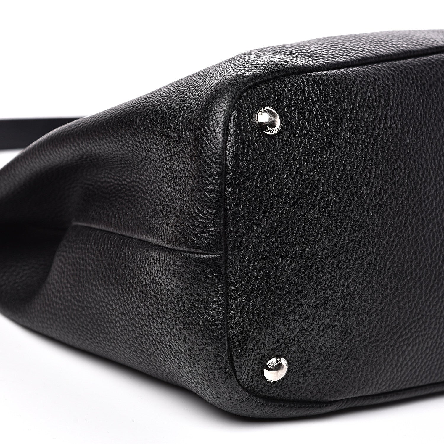 Prada Vitello Daino Hobo Black 7 of 12