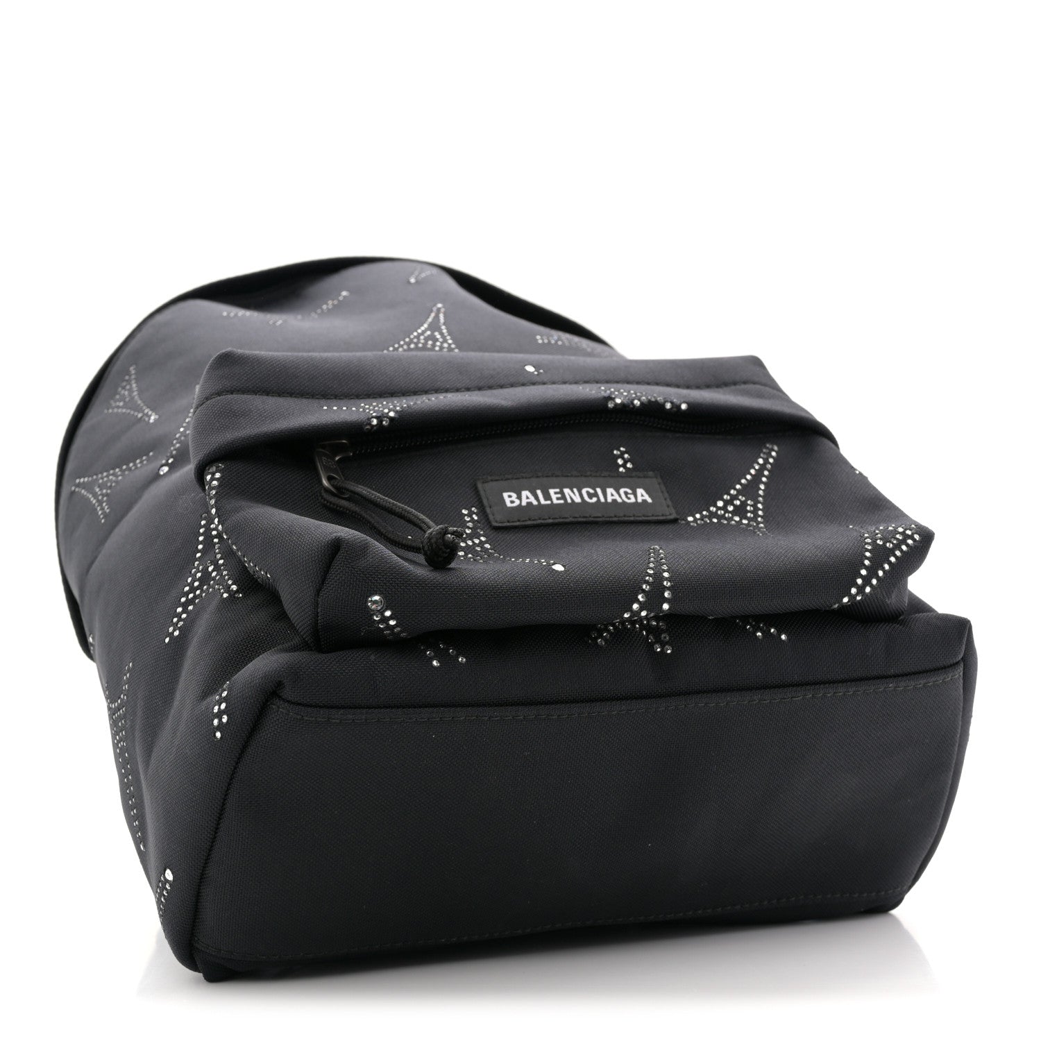 Balenciaga Canvas Crystal Embellished Eiffel Tower Explorer