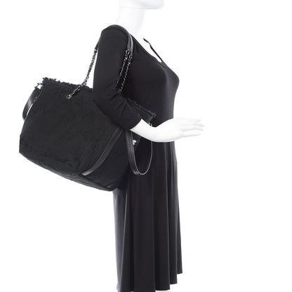 Chanel Canvas Small Double Face Tote Black 2 of 10