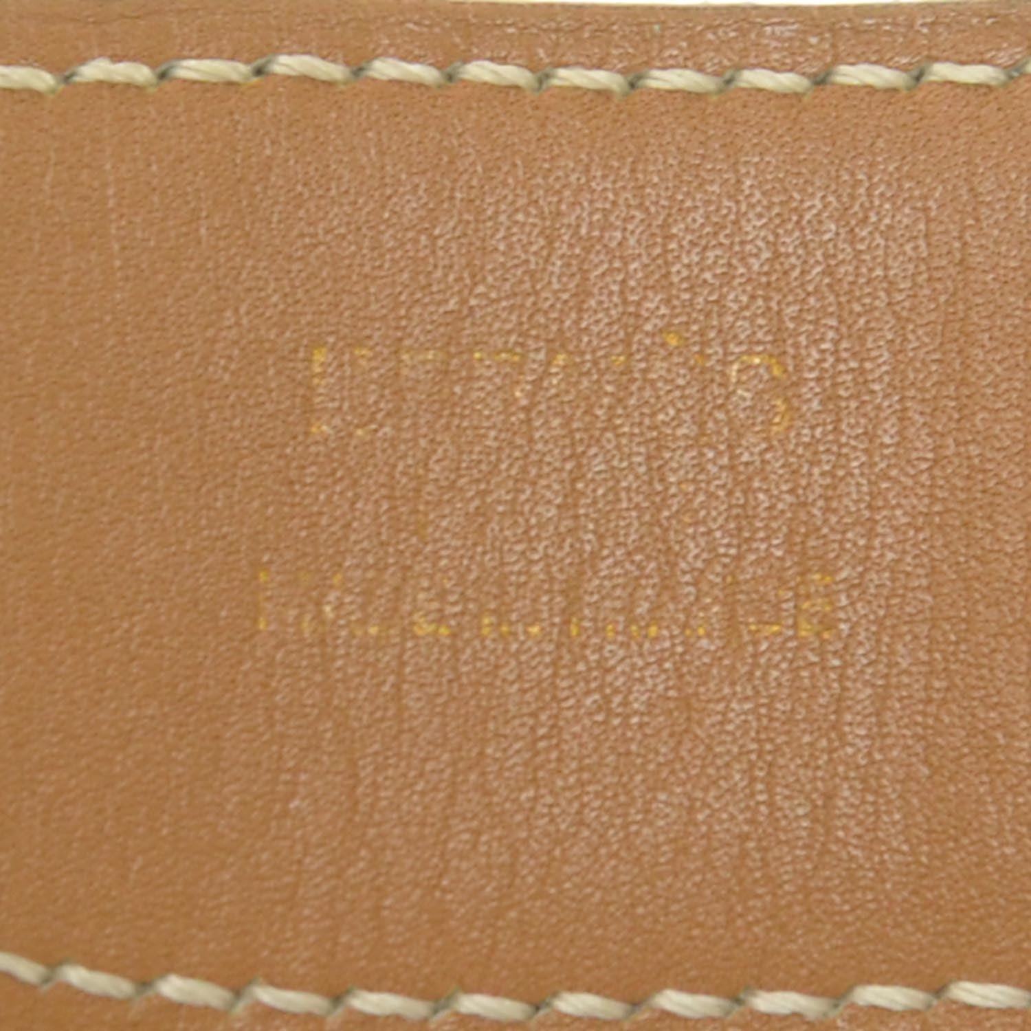Hermes Box Reversible Belt Strap Black Gold 90 3 of 5