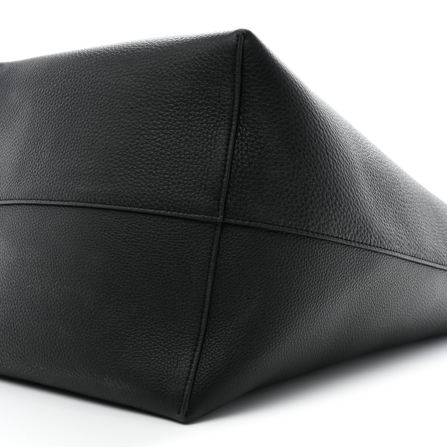 The Row Grained Calfskin Large N/S Park Tote Black 10 of 10