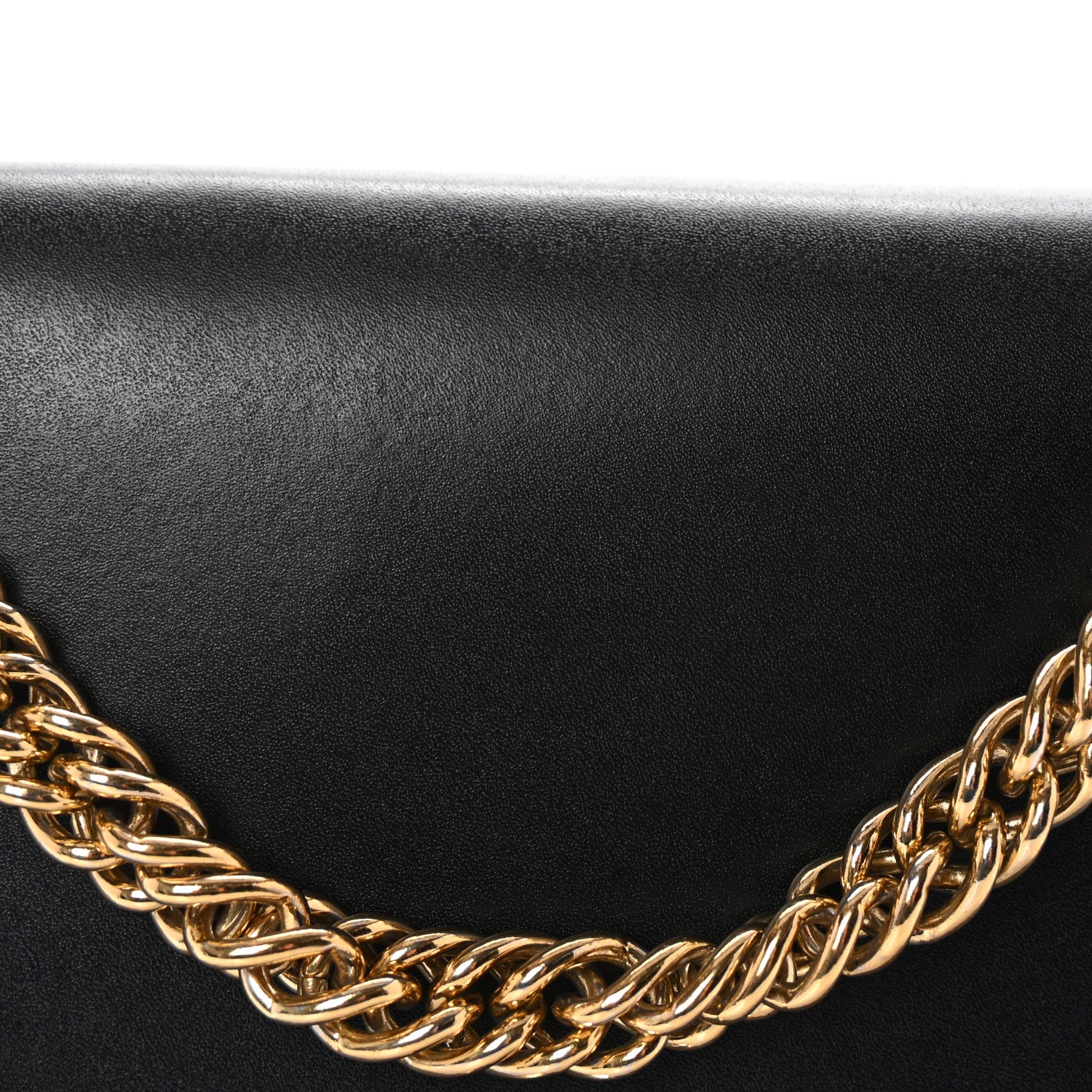 Fendi Vitello Liberty Scalloped Studded Kan I Shoulder Bag Black 8 of 10