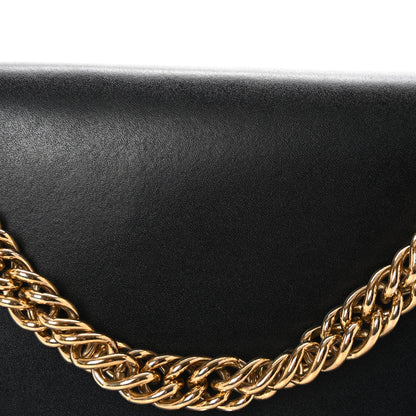 Fendi Vitello Liberty Scalloped Studded Kan I Shoulder Bag Black 8 of 10