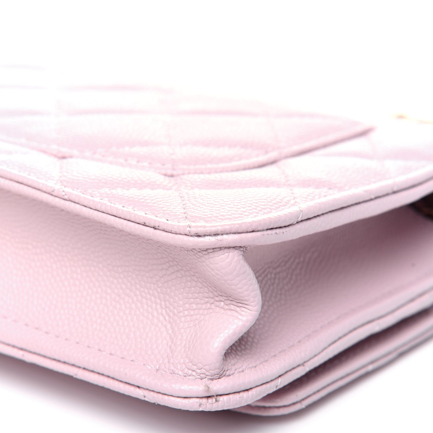 Chanel Caviar Quilted Wallet On Chain WOC Light Pink 14 of 18