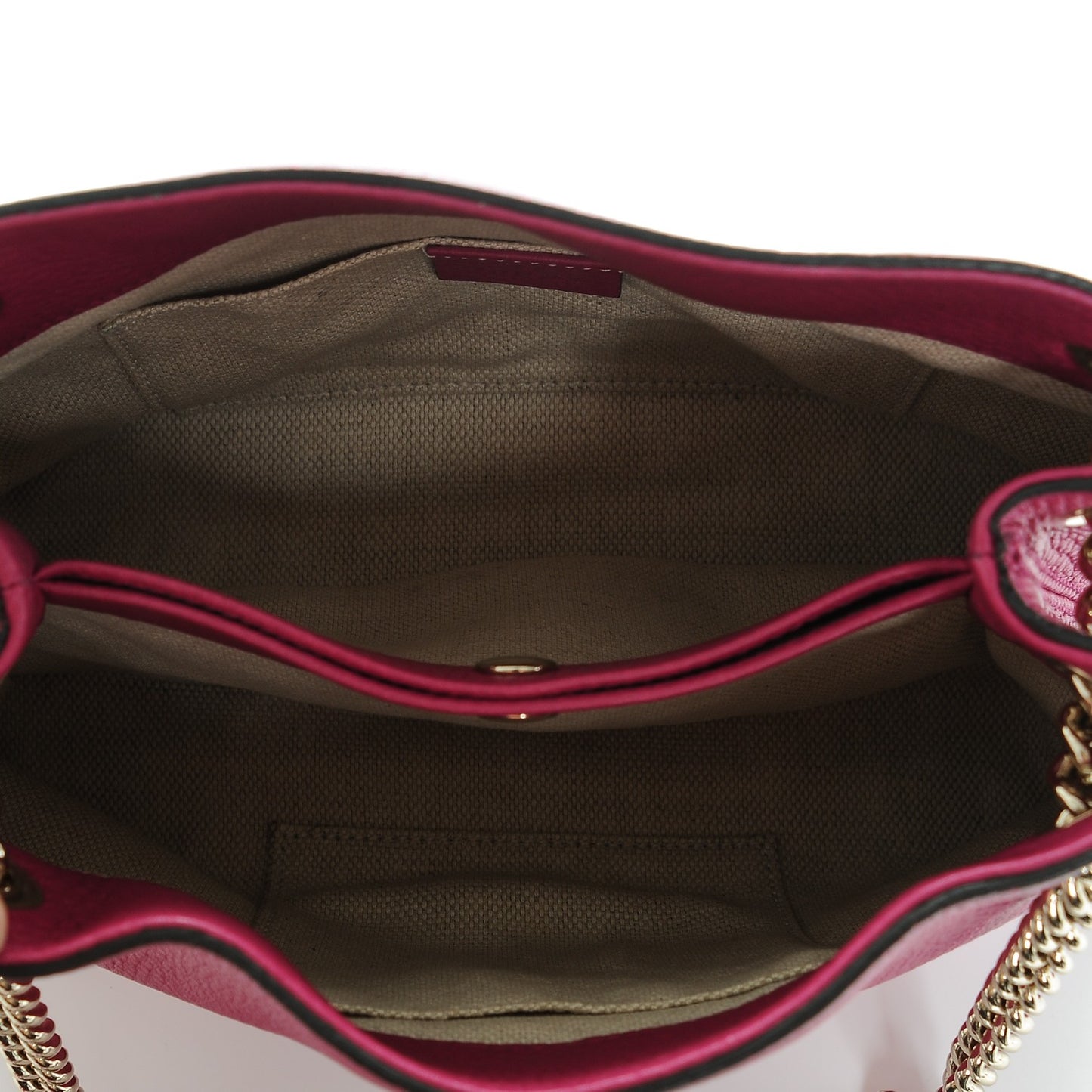 Cellarius Calfskin Small Soho Chain Shoulder Bag Bright Bouganville