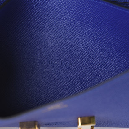 Hermes Epsom Constance Long Wallet Bleu Electrique 8 of 8