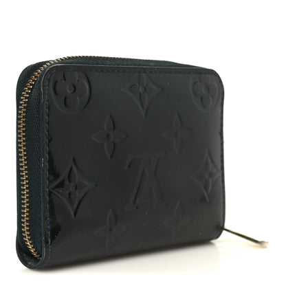 Louis Vuitton Vernis Zippy Coin Purse Blue Nuit 3 of 10