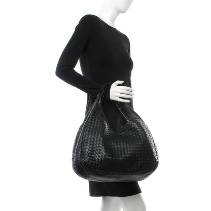 Bottega Veneta Nappa Intrecciato Large Campana Black 2 of 13