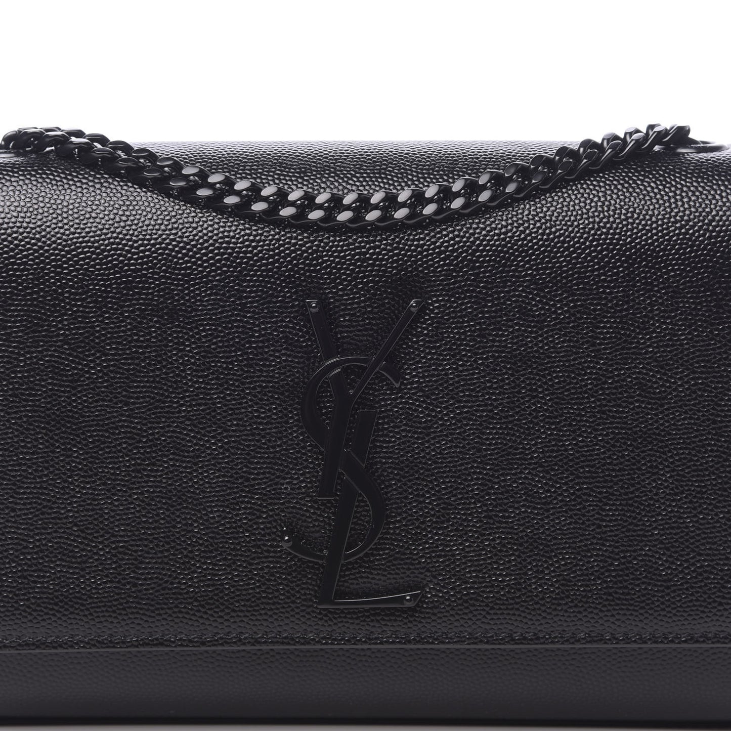 Grain De Poudre Small Monogram Kate Satchel Black