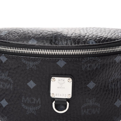 MCM Visetos Small Stark Belt Bag Black 10 of 10