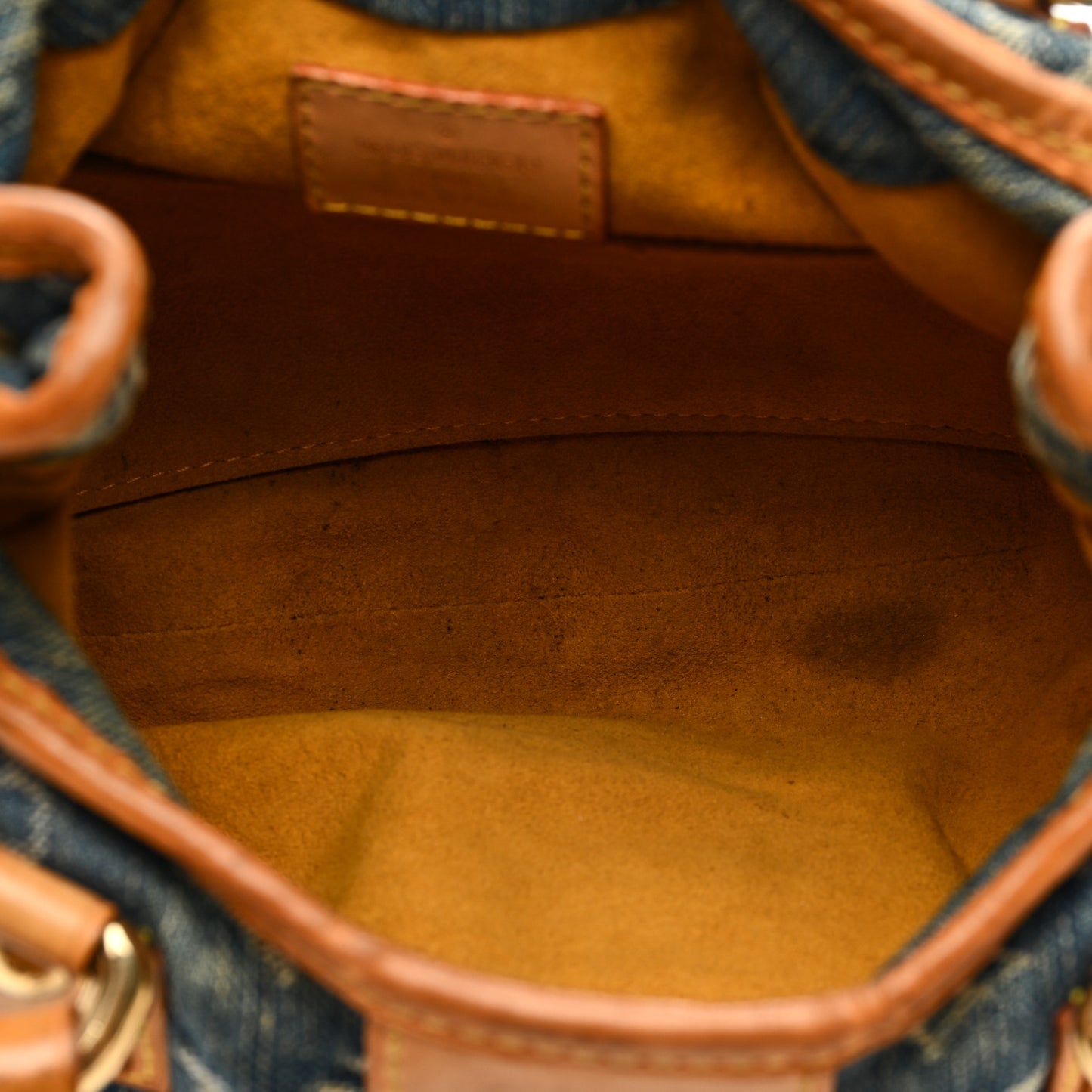 LOUIS VUITTON Monogram Denim Pleaty Blue