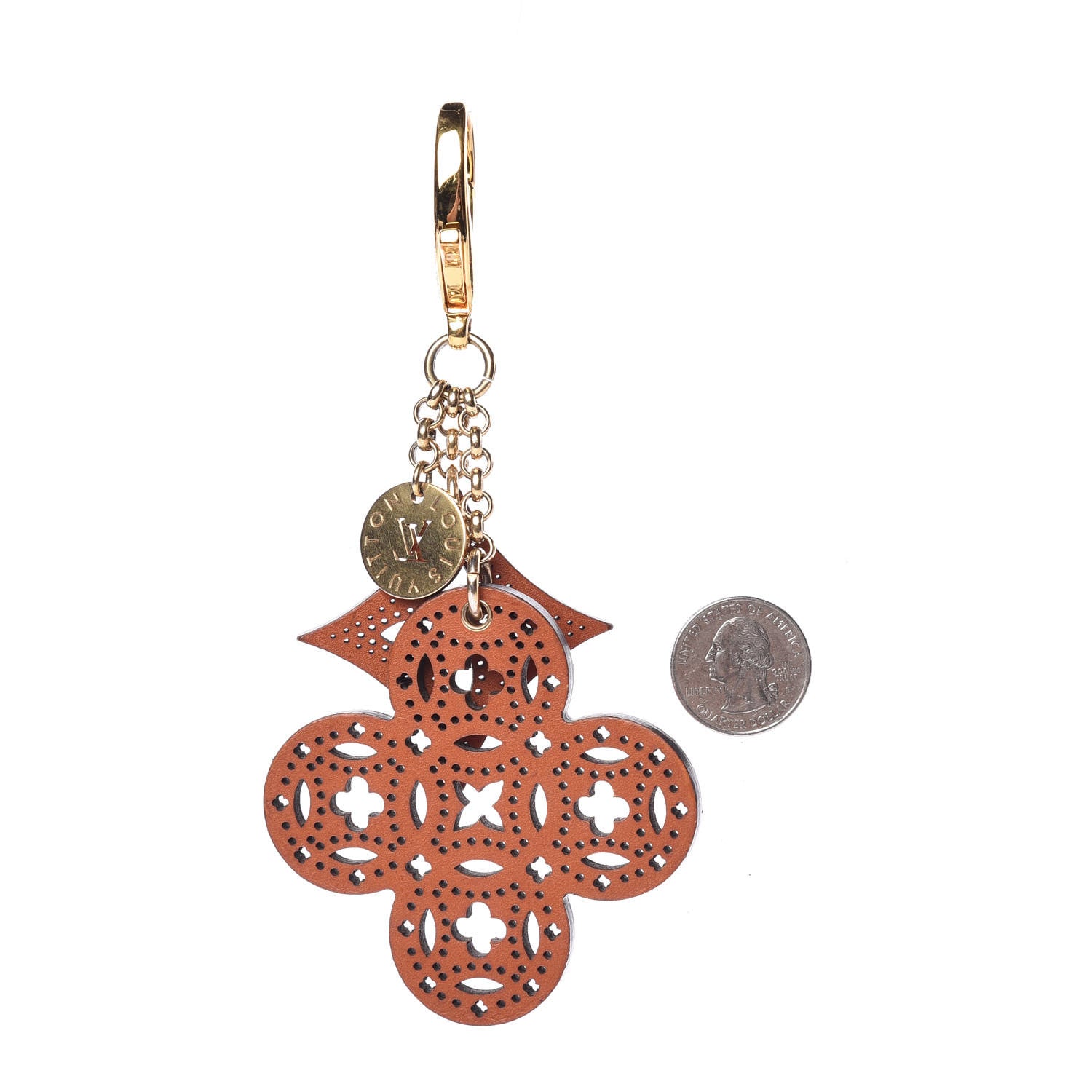 Louis Vuitton Perforated Arabesque Bag Charm 2 of 3
