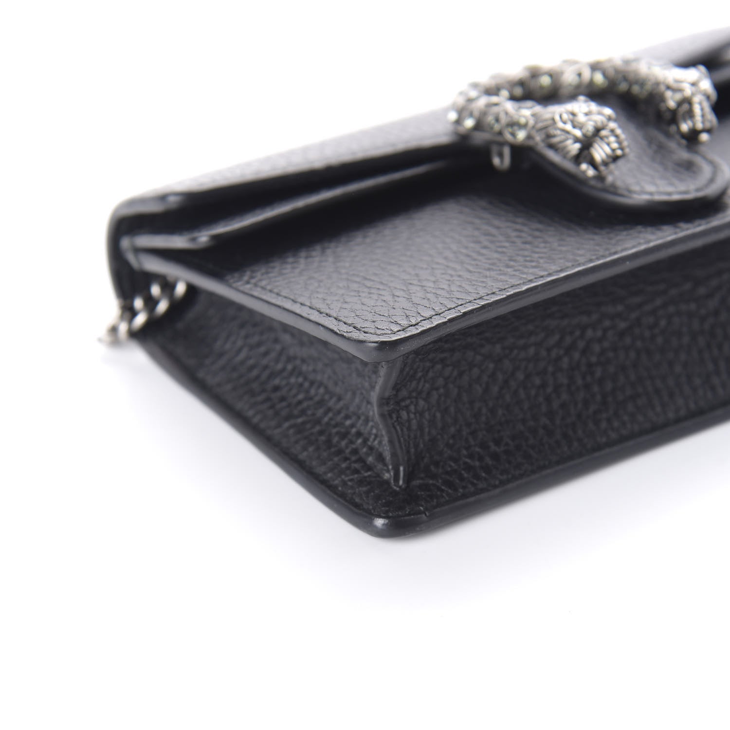 Gucci Calfskin Super Mini Dionysus Shoulder Bag Black 6 of 9