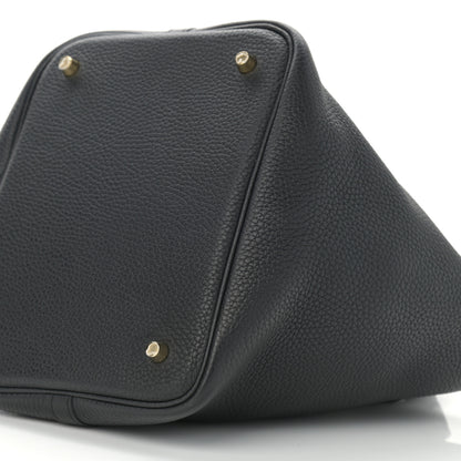 Hermes Taurillon Clemence Picotin Lock 22 MM Black 10 of 11