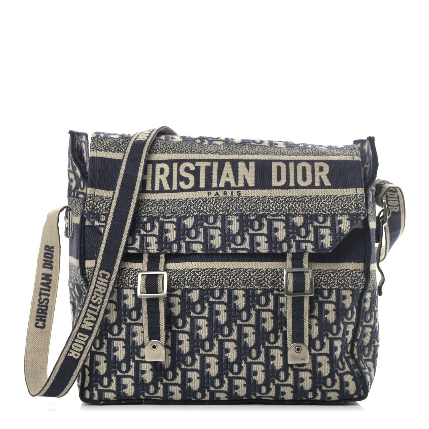 Christian Dior Oblique Medium Diorcamp Messenger Blue 1 of 4