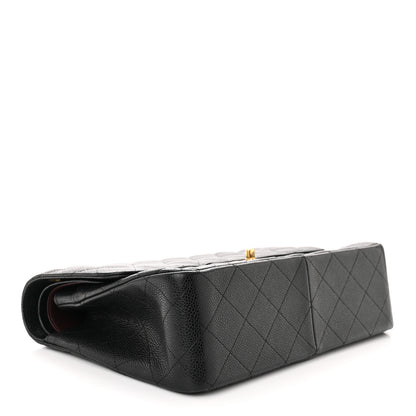 Chanel Caviar Quilted Jumbo Double Flap Black 4 of 10