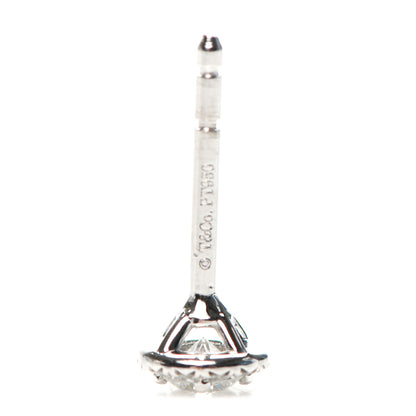 Tiffany Platinum Diamond .32ctw Soleste Earrings 3 of 4