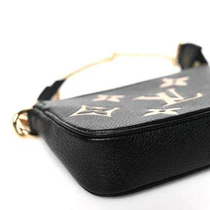 Louis Vuitton LOUIS VUITTON Empreinte Monogram Giant Mini Pochette Accessories Black 7 of 9