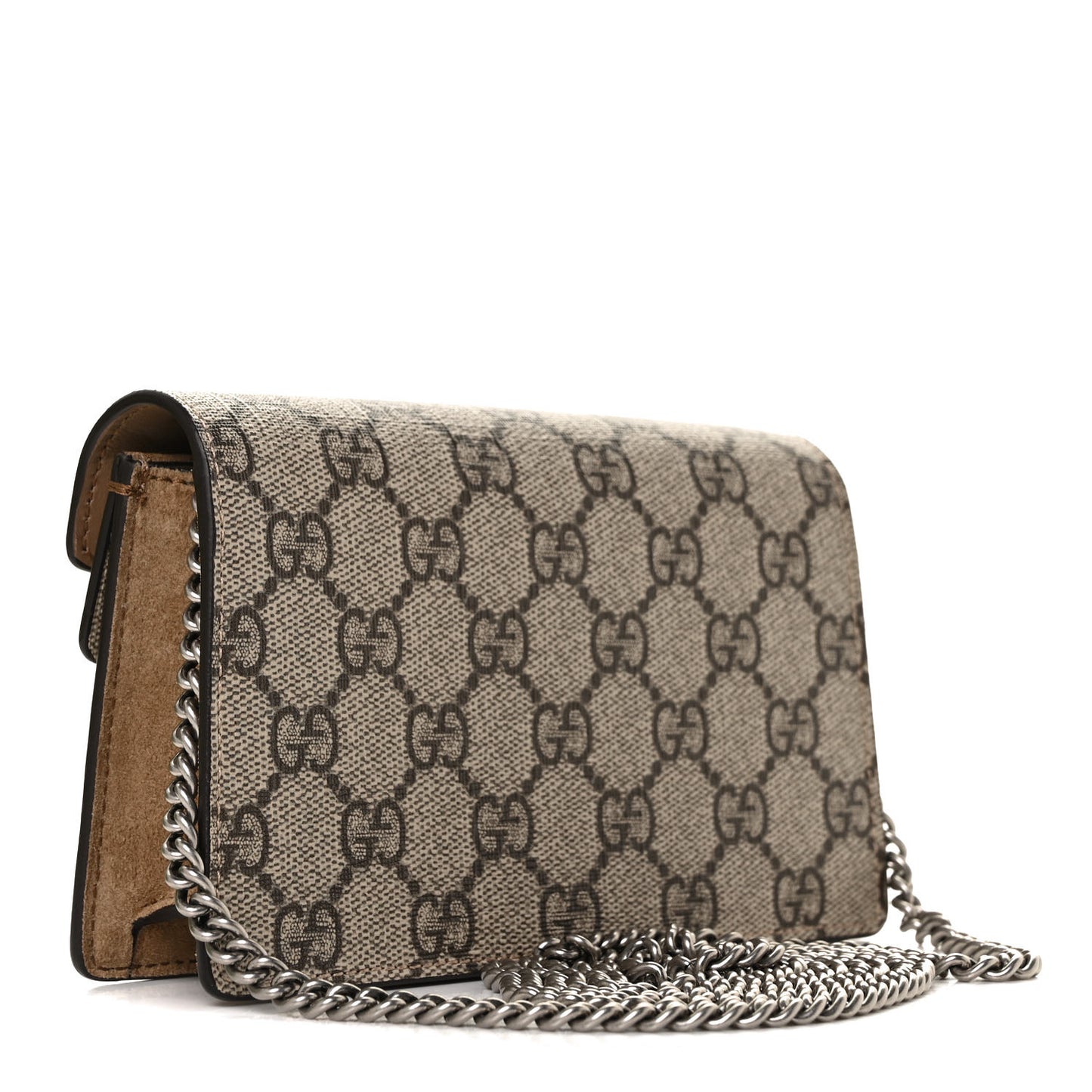 GG Supreme Monogram Super Mini Dionysus Shoulder Bag Taupe