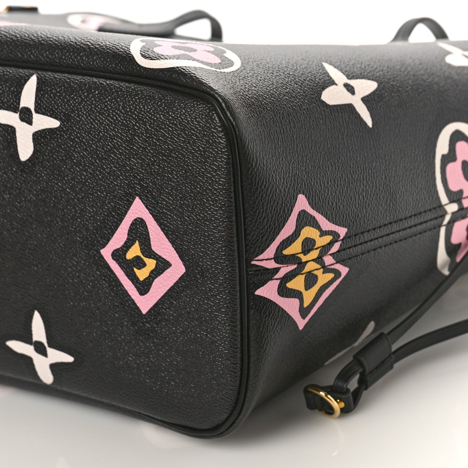 Louis Vuitton Monogram Giant Wild at Heart Neverfull MM Black 9 of 9