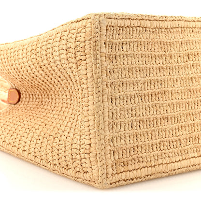 Louis Vuitton Raffia Summer Shopper Tote MM 9 of 12