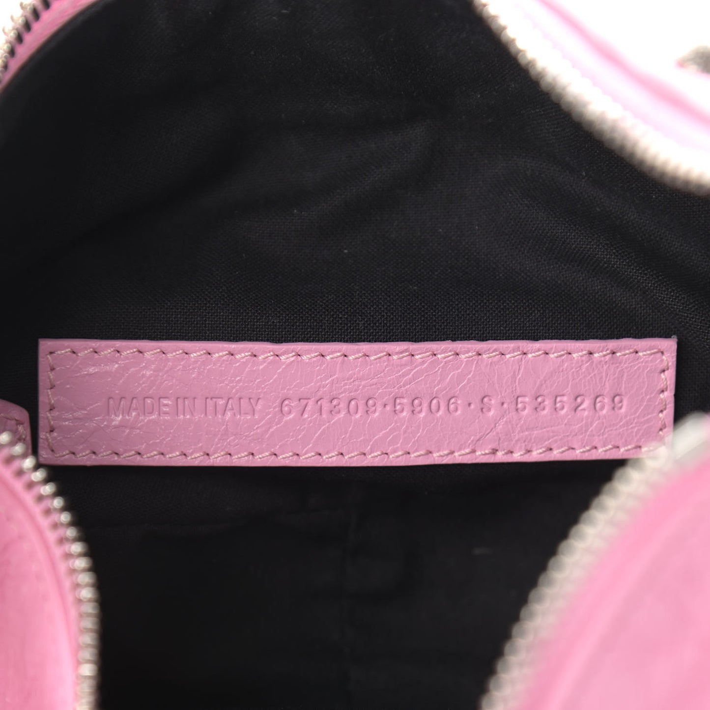 Agneau Arena Le Cagole Shoulder Bag XS Candy Pink