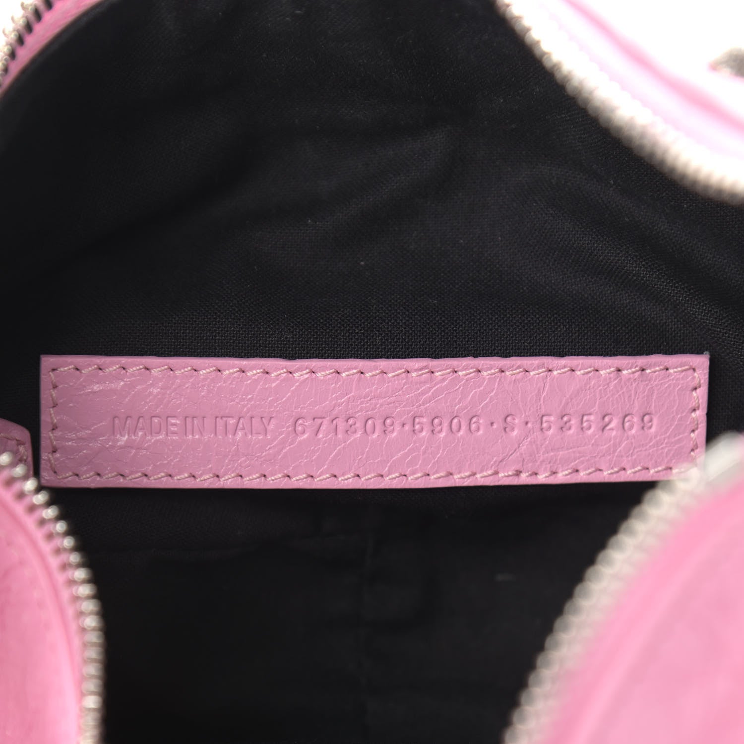 Balenciaga Agneau Arena Le Cagole Shoulder Bag XS Candy Pink 7 of 9