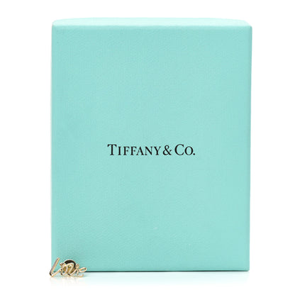 Tiffany 18K Yellow Gold Paloma's Graffiti Love Single Earring 6 of 6
