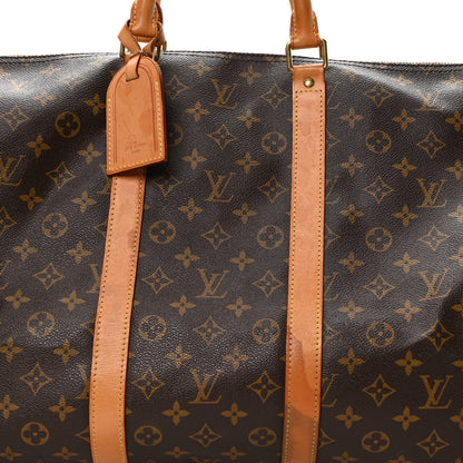 Louis Vuitton Monogram Keepall Bandouliere 55 7 of 9