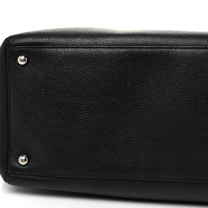 Chanel Calfskin Cerf Executive Shopper Tote Black 11 of 33