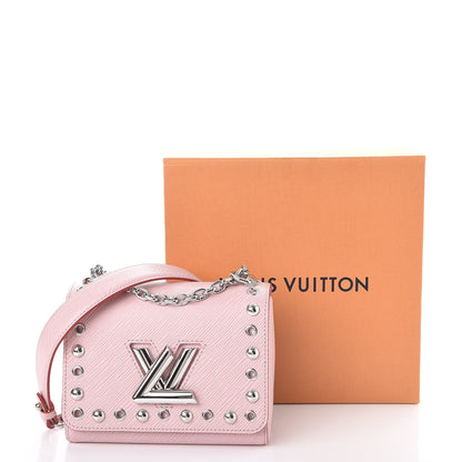 Louis Vuitton Epi Studded Twist Shoulder Bag PM Rose Ballerine 8 of 8