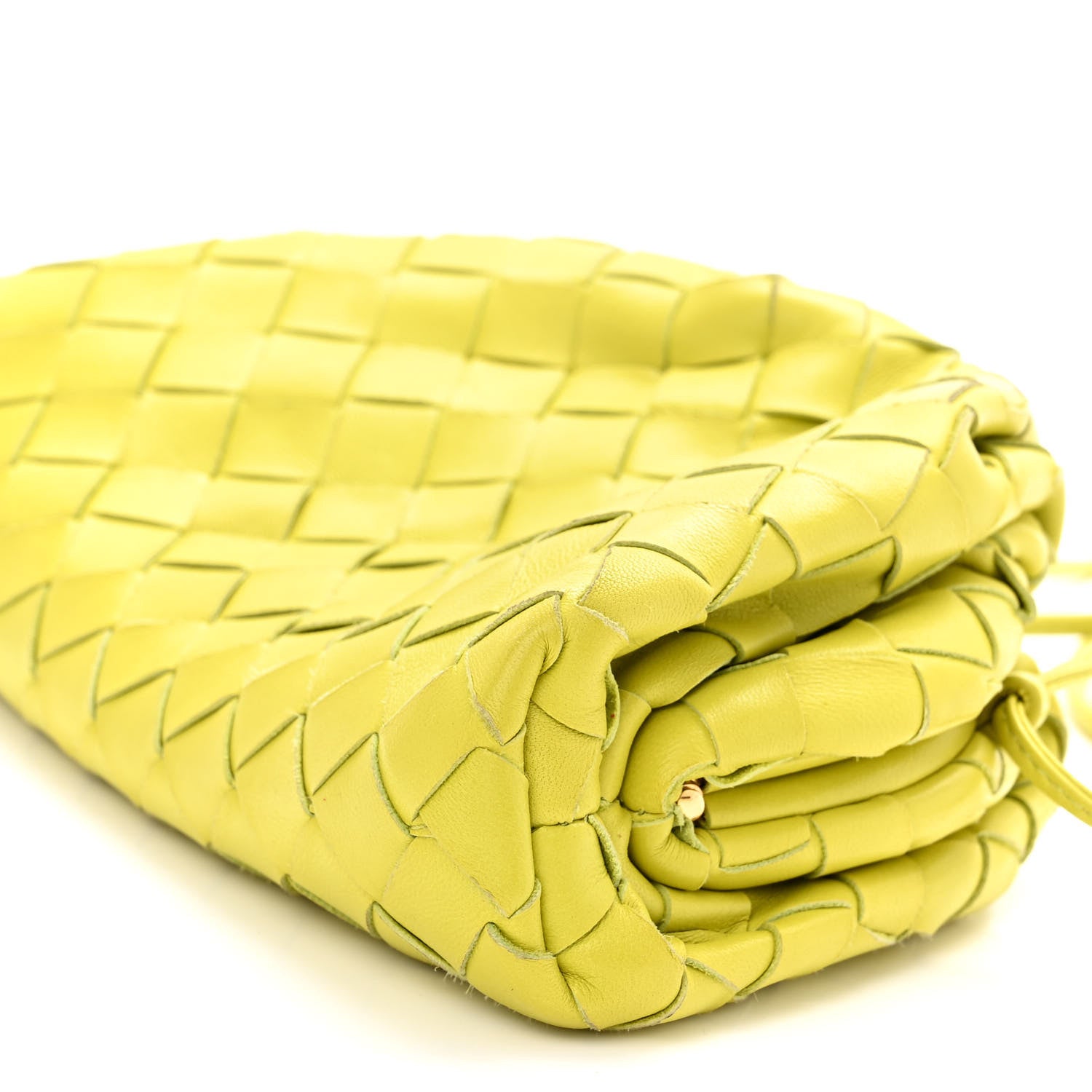 Bottega Veneta Nappa Intrecciato The Mini Pouch Kiwi 9 of 9