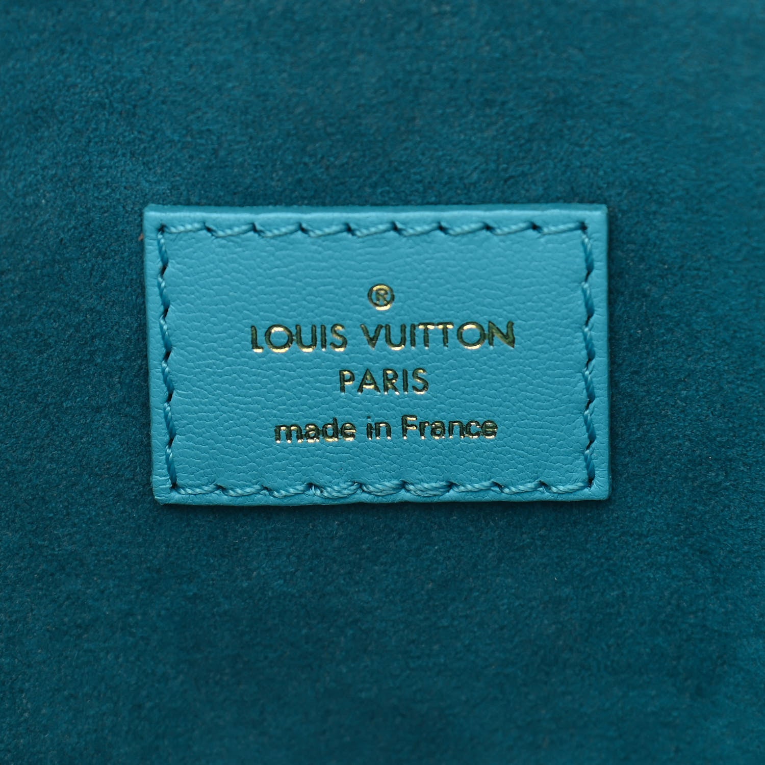 Louis Vuitton Lambskin Embossed Monogram Coussin PM Turquoise 7 of 10