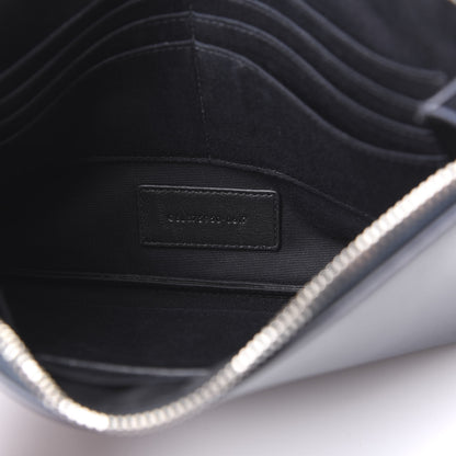 Saint Laurent Grain de Poudre Mini Tablet Holder Black 8 of 9