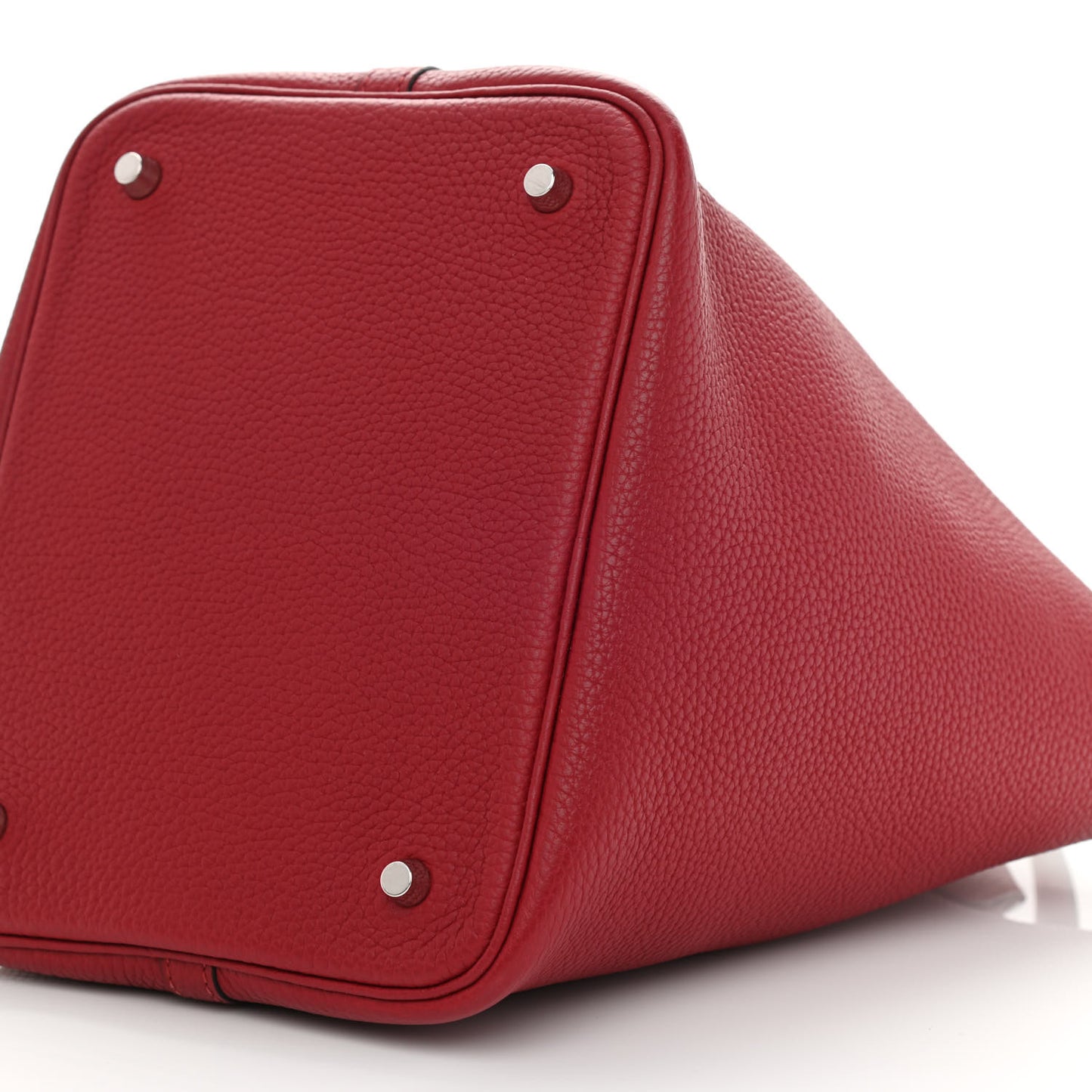 Taurillon Clemence Picotin Lock 22 MM Rouge Grenat