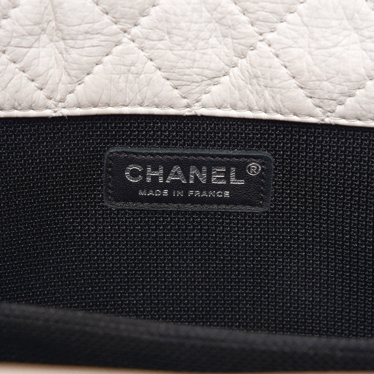 Calfskin Quilted XXL Travel Flap Bag White