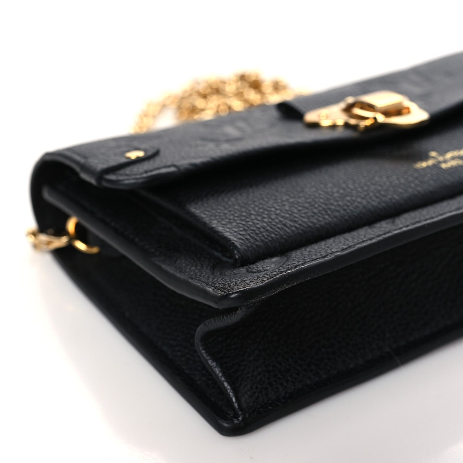 Louis Vuitton Empreinte Vavin Chain Wallet Black 7 of 8