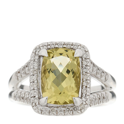 John Hardy Sterling Silver Green Amethyst Diamond 10mm Classic Chain Batu Ring 49 5 1 of 8