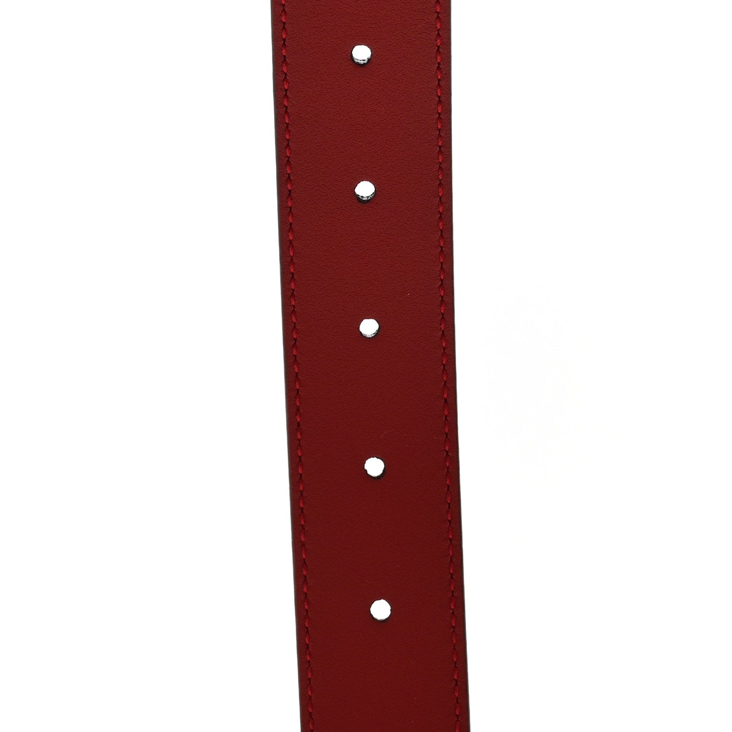 Plutone Calfskin Double G 30mm Belt 75 30 Red