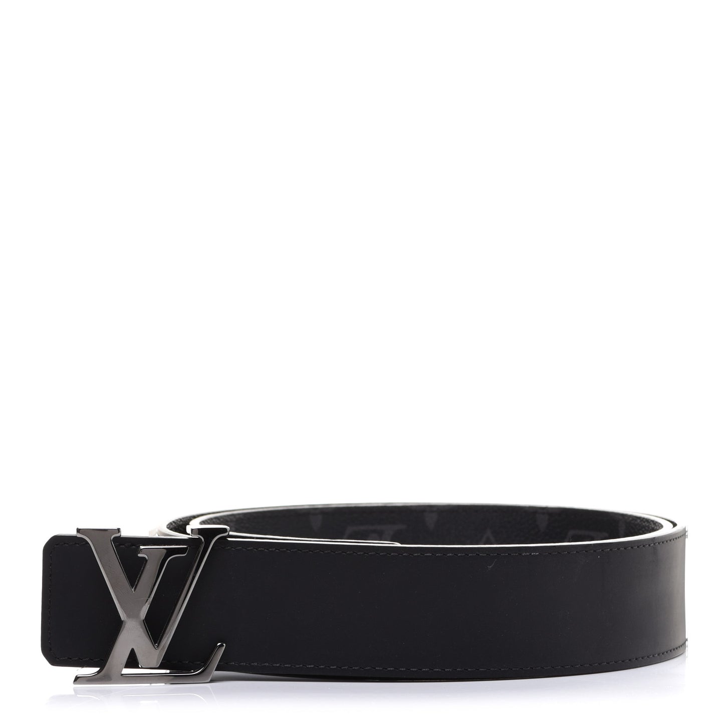 Monogram Eclipse Taigarama 40mm LV Initiales Reversible Belt 95 38 Black