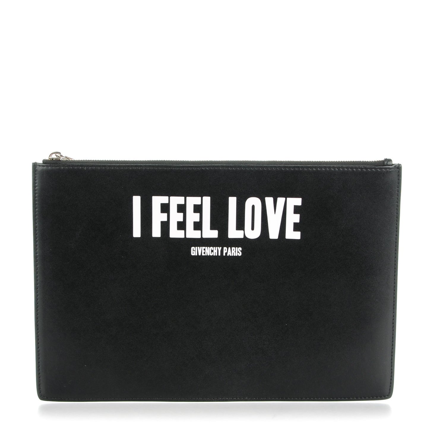 Calfskin I Feel Love Medium Pouch Black