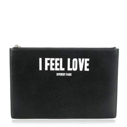 Givenchy Calfskin I Feel Love Medium Pouch Black 1 of 7