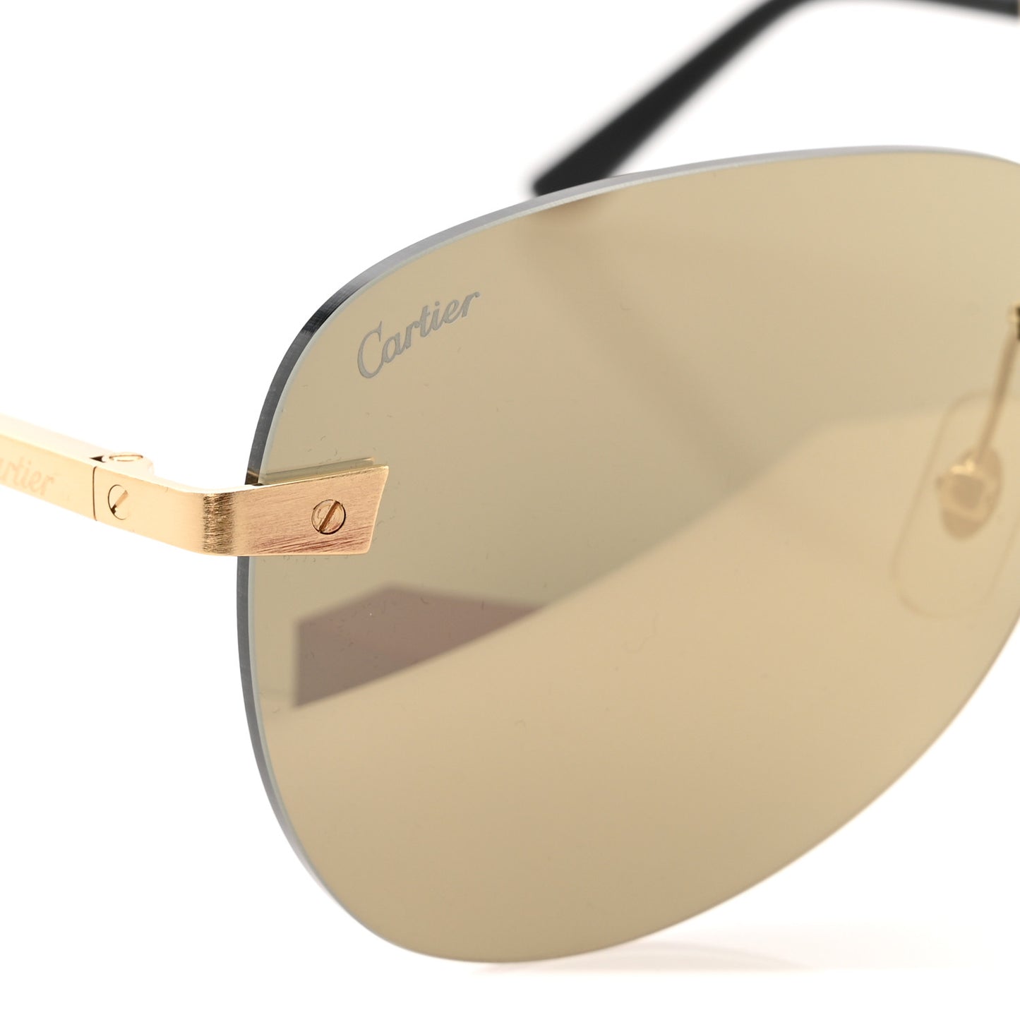 Metal Rimless CT0035RS Sunglasses Gold