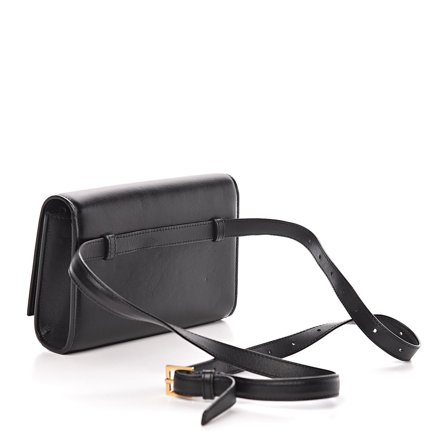 Smooth Calfskin Monogram Kate Belt Bag Black