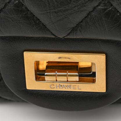 Chanel Aged Calfskin Quilted Reissue 227 Flap Black 13 of 13