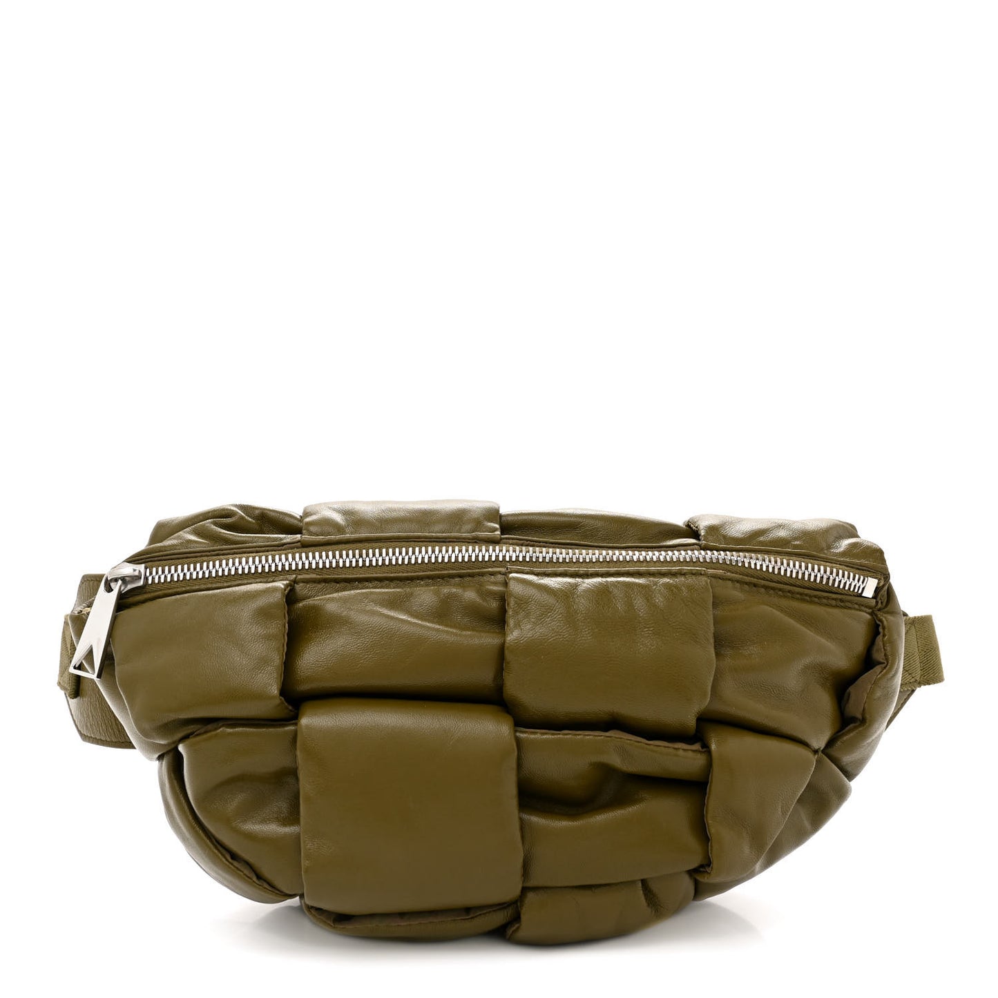 Nappa Intreccio Padded Cassette Bumbag Khaki